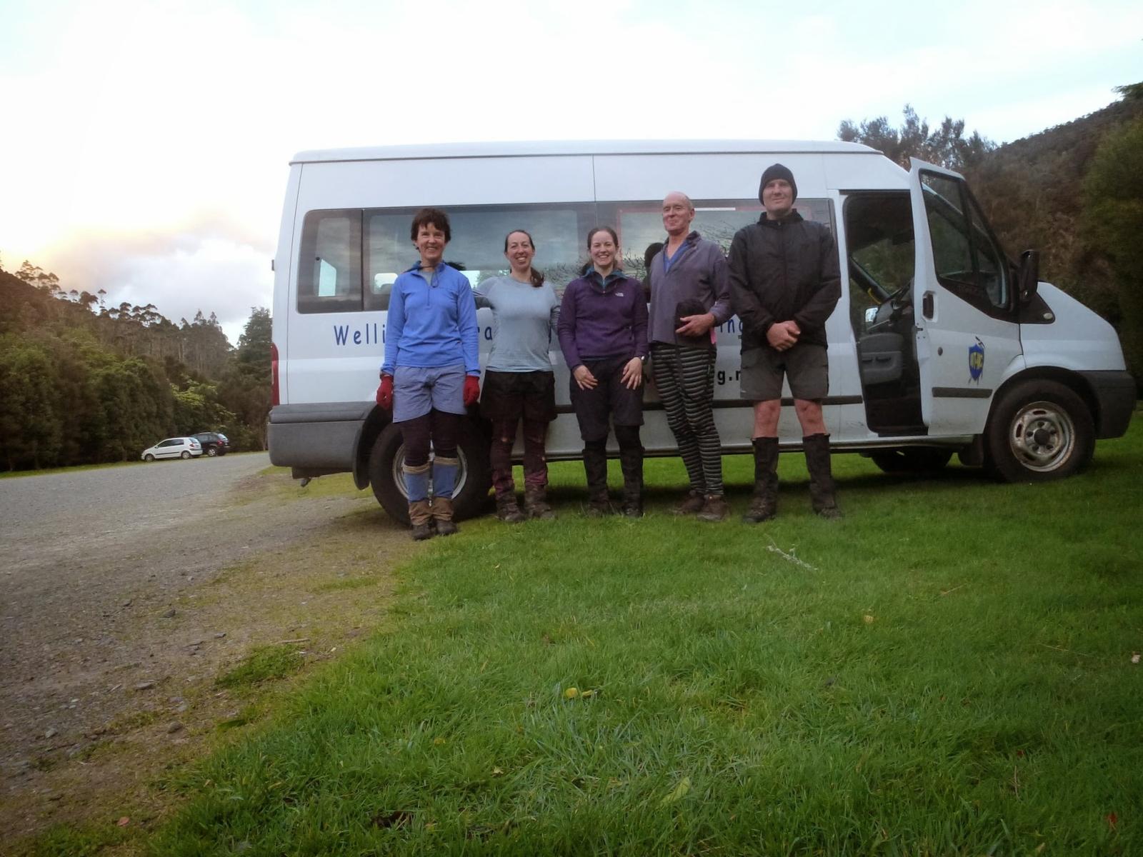 crew at the van