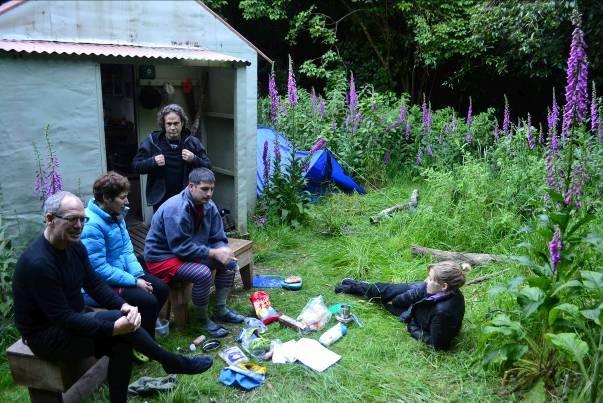 hanging out at washpool hut