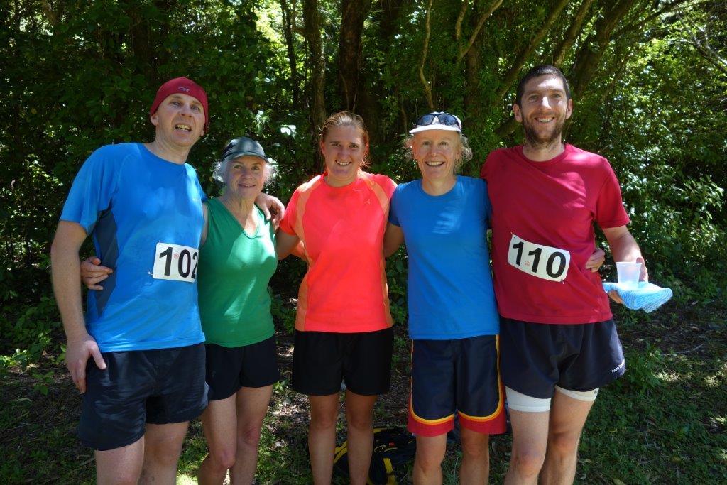 the team at the end of the race