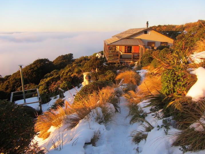 Powell Hut in the morning light