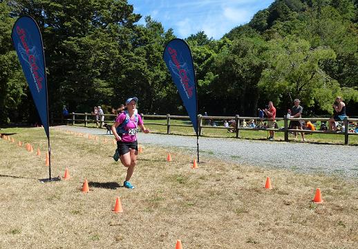 Sarah's sprint finish