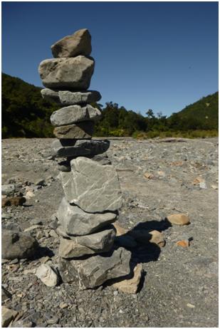 Nature's jenga set