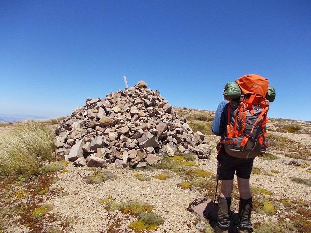 kevin with rock cairn