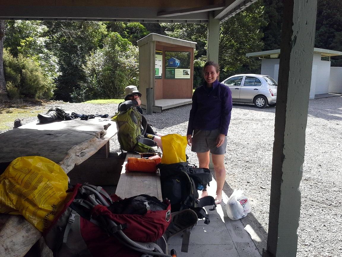 Drying out in the sunshine at Kiriwhakapapa