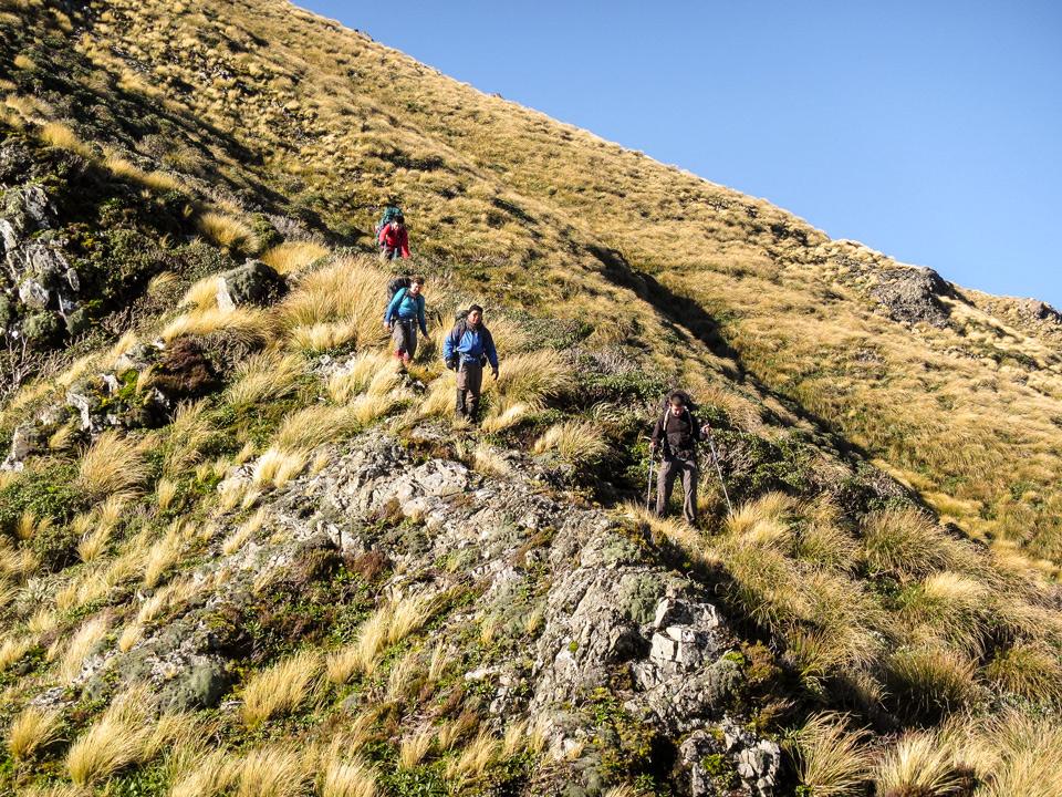 Going back down