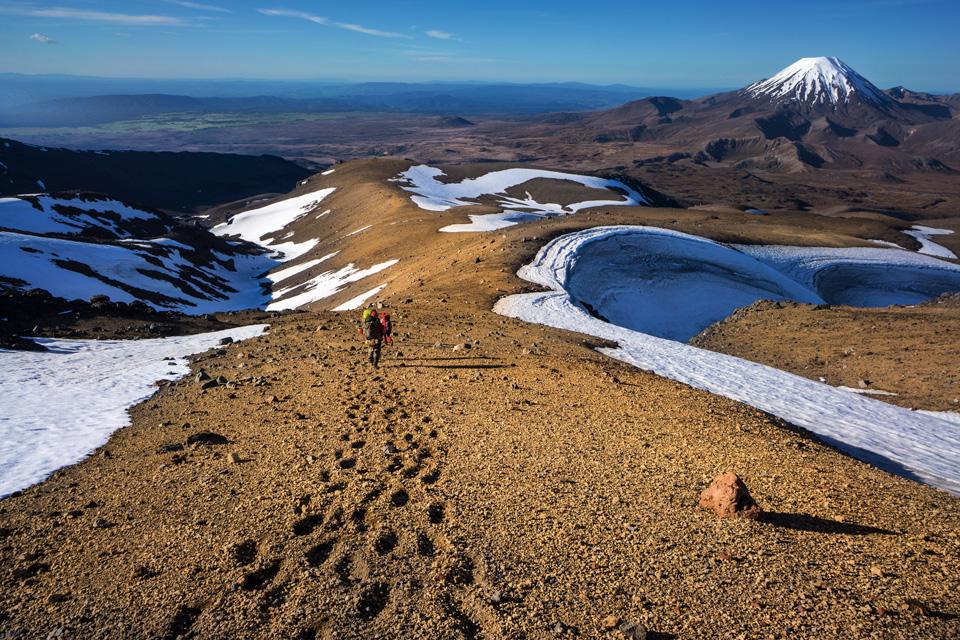 Waihohonu Ridge, Ruapehu, Ngauruhoe, Tama Lakes