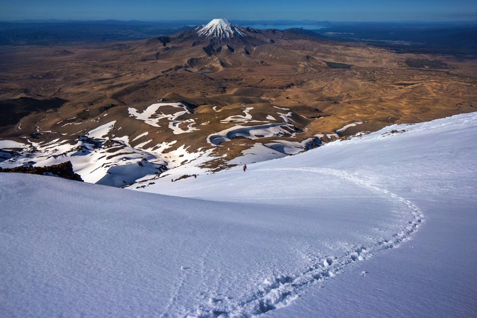 Waihohonu Ridge, Ruapehu, Ngauruhoe, Tama Lakes