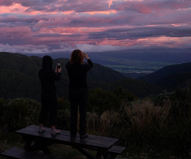 Croesus Track Sunset