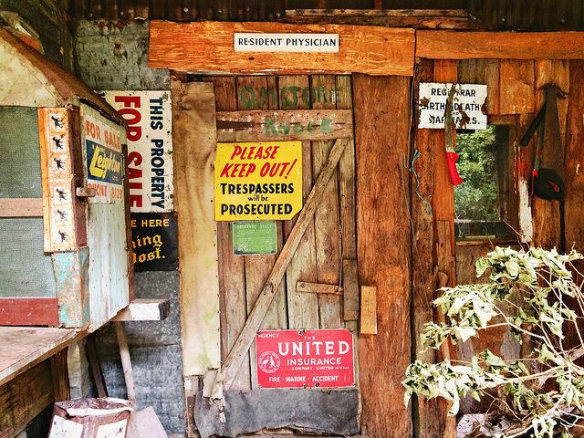 Sayer Hut, full of character. Photo: Caryl.