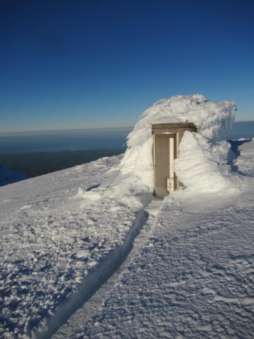 Architecturally designed (by Henry) path to Syme Hut’s long drop