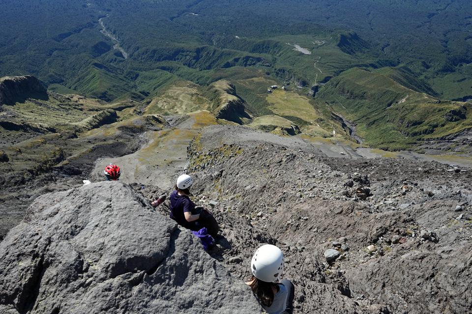 Starting up Mt Taranaki East Ridge