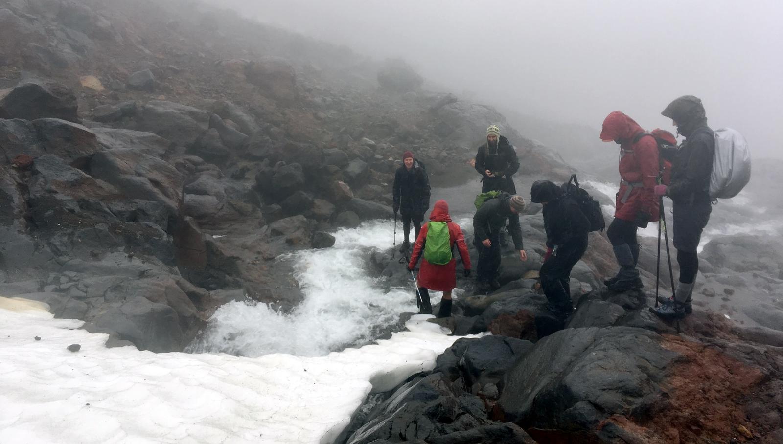 Ruapehu glacier