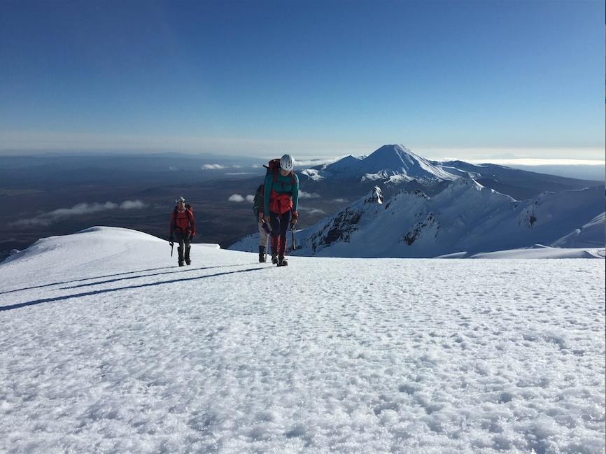 On the way up. Photo credit: George