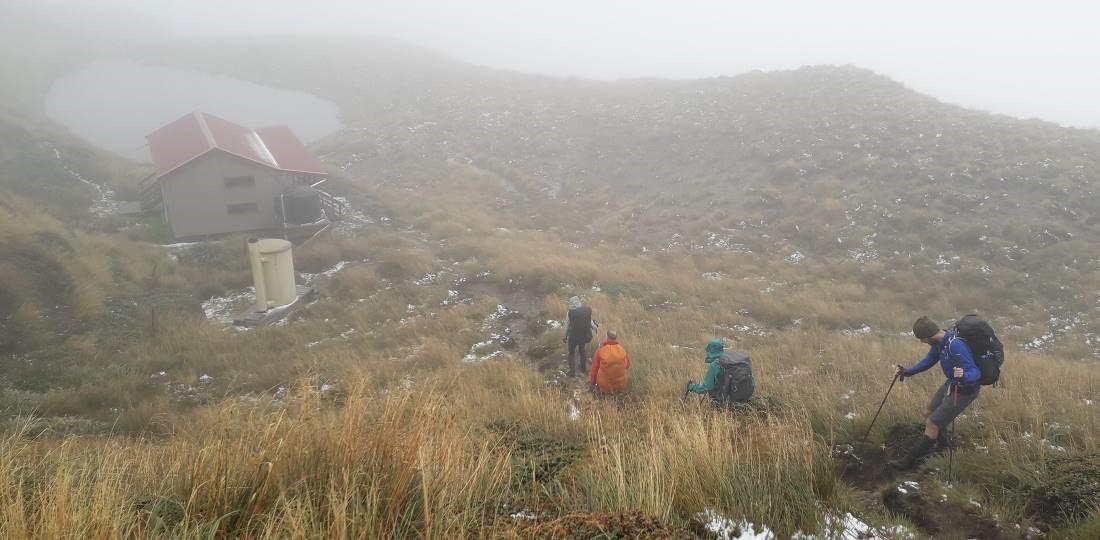 Heading to Maungahuka Hut