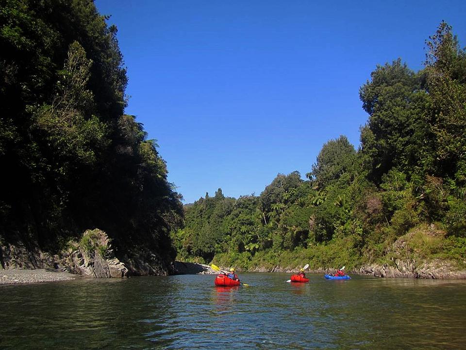 Packrafting Hutt and Otaki Rivers