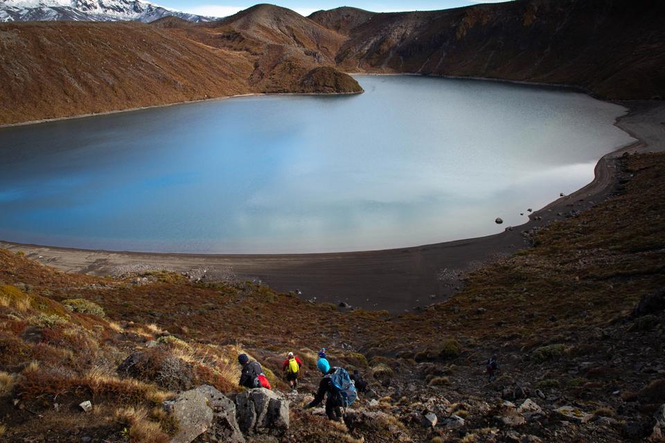 Upper Tama Lake Tongariro National Park