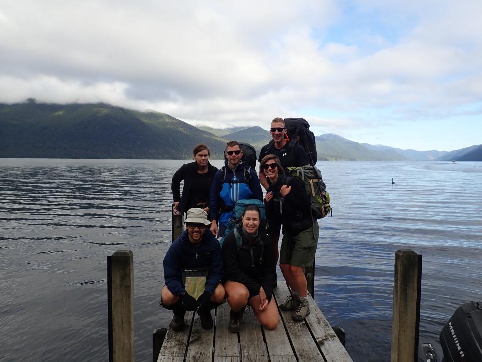 Group shot at Nelson Lakes