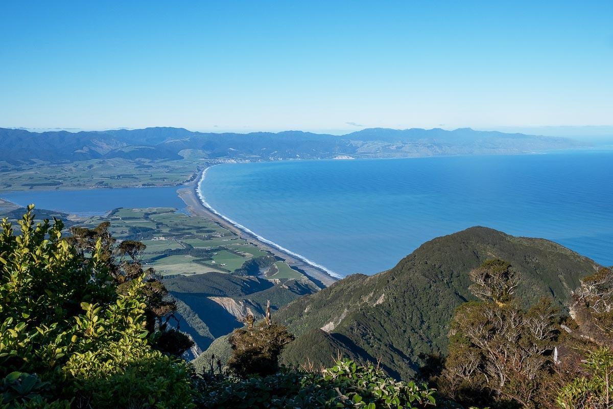 The view from the summit of Mt Matthews