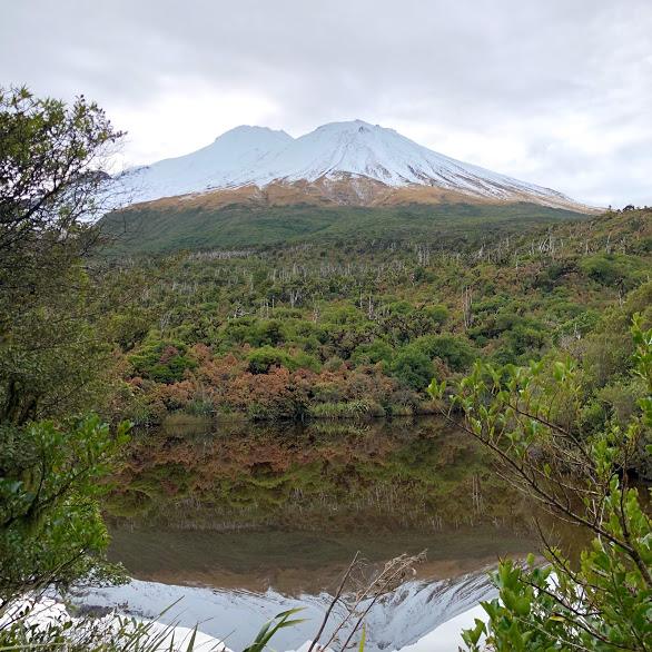 Fanthams Peak reflected in Lake Dive