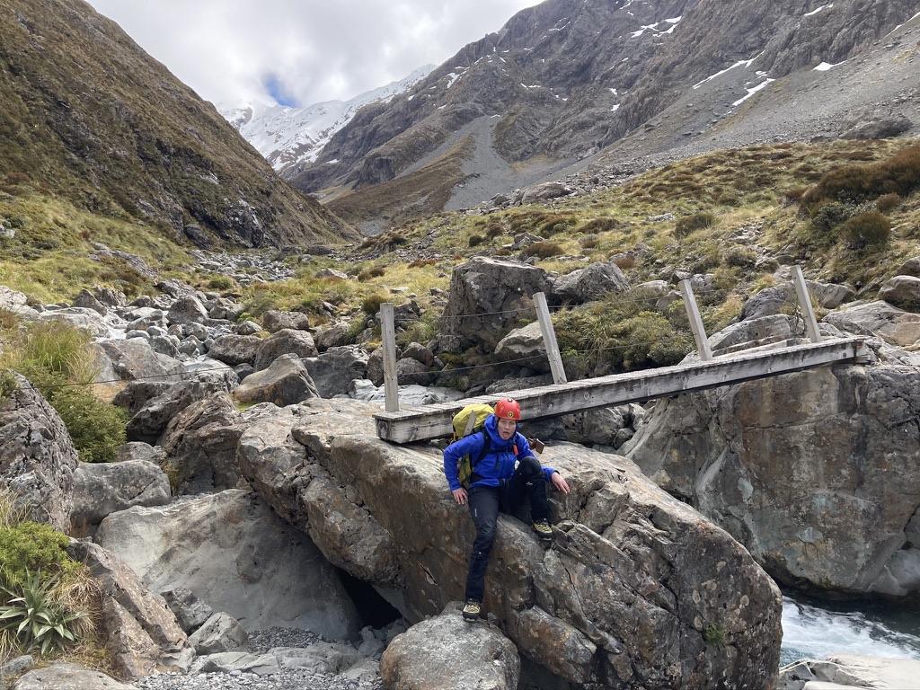 This bridge marks the furthest point of the official DOC track in the Otira Valley, and also the point at which you feel like just giving up!