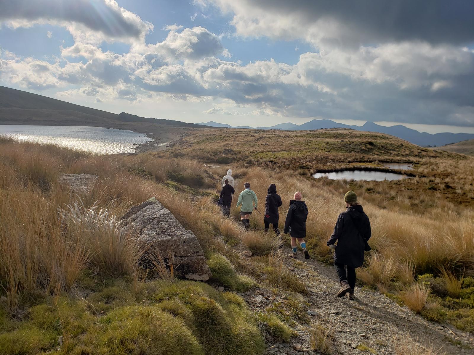 Tramping through tussock and lakes