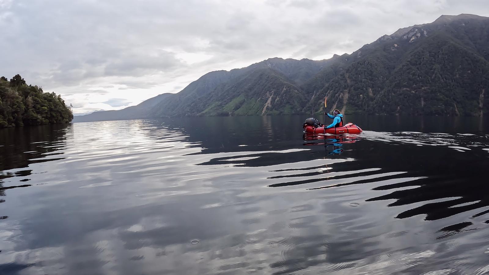 Paddling to Roger Inlet Hut