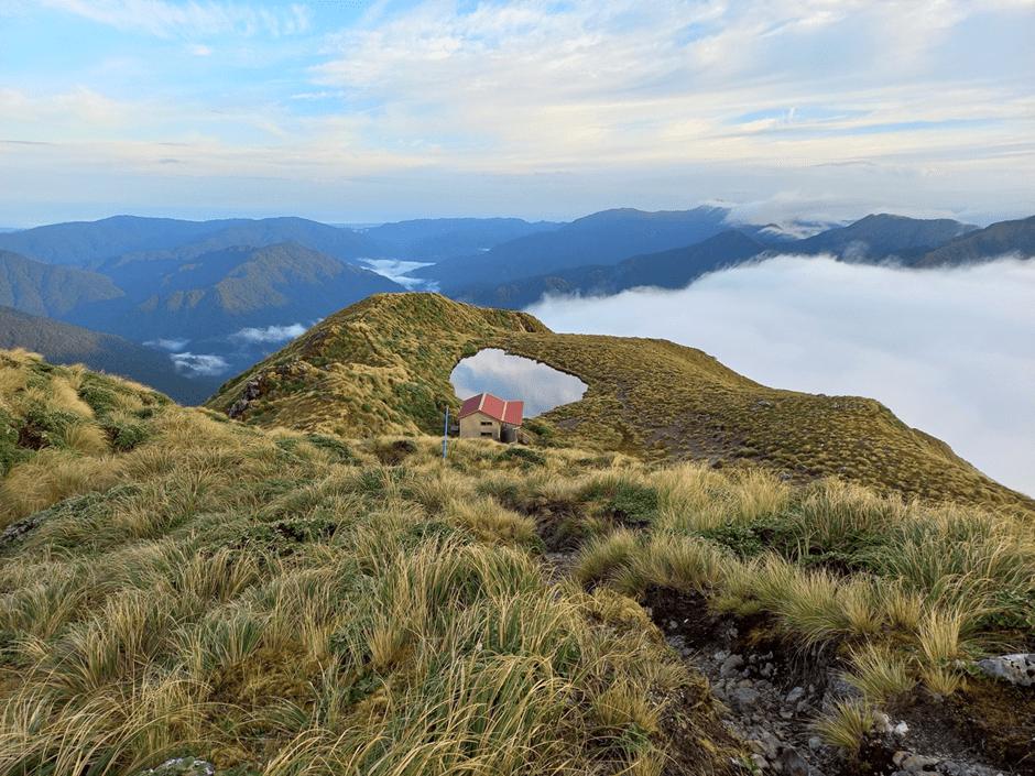 Leaving Maungahuka Hut
