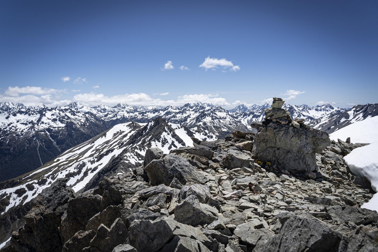 On the summit of Mt Princess