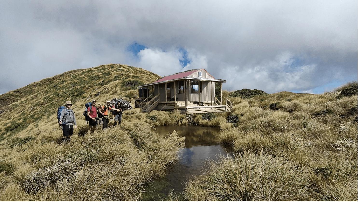 Photo from Slimy slug but no steel ladder: Field Hut, Renata Hut – Tararua Forest Park
