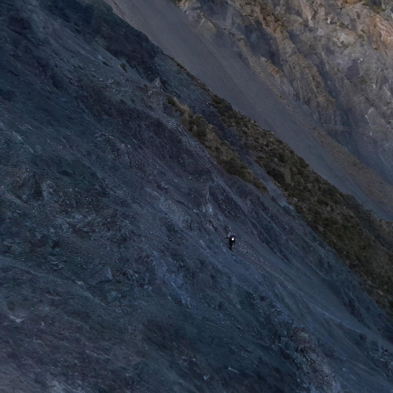 George Saddle - the final climb from Doddemeade Stream Seaward Kaikoura.