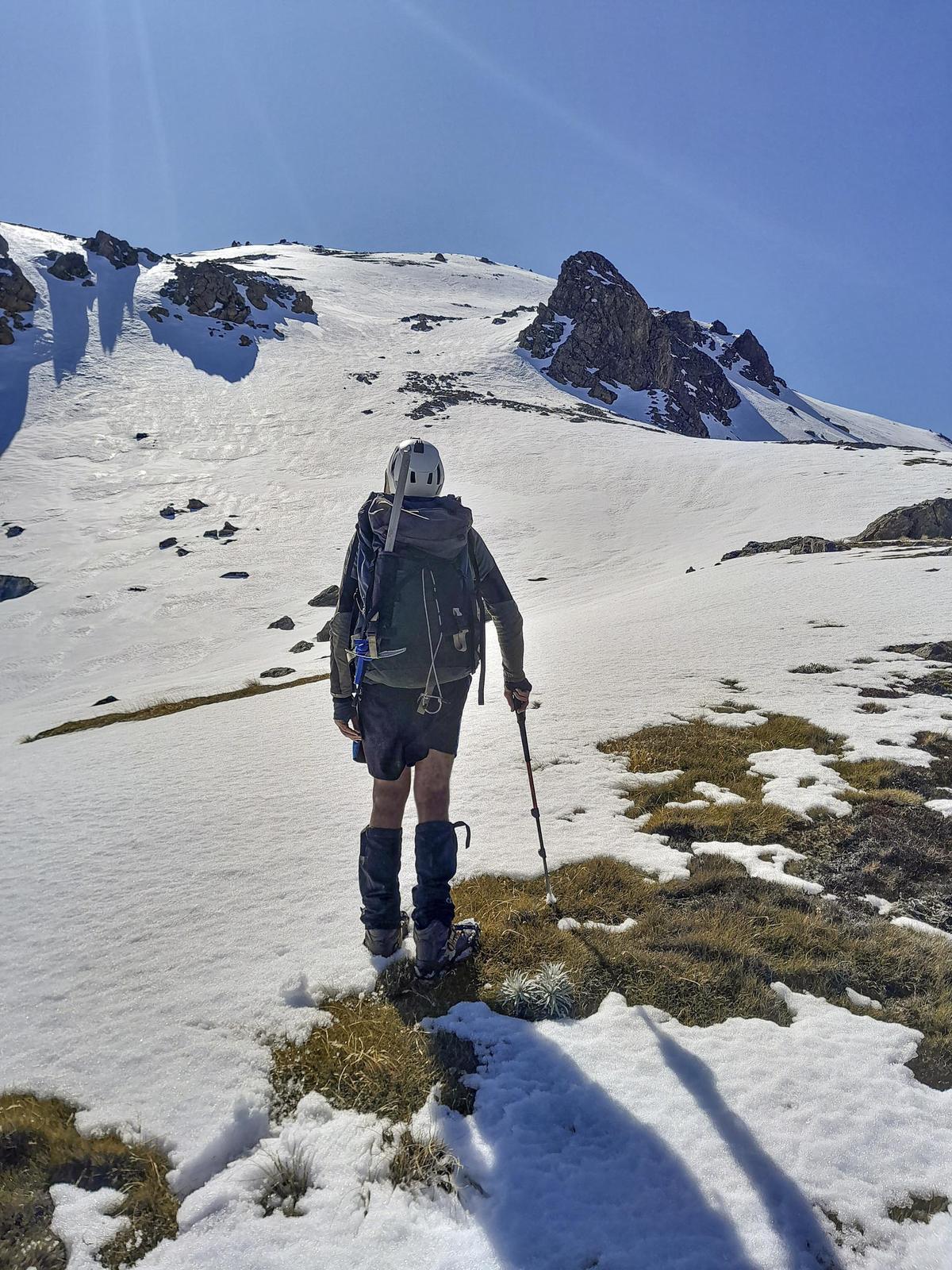 Starting the climb of Mt Princess