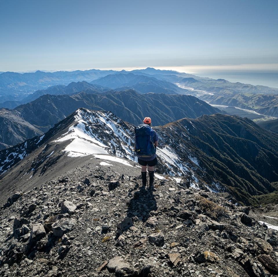On the ridge to Mt Tarahaka
