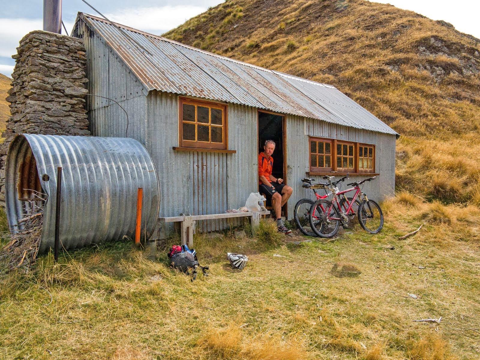 Roaring Meg Hut on the Pisa Range