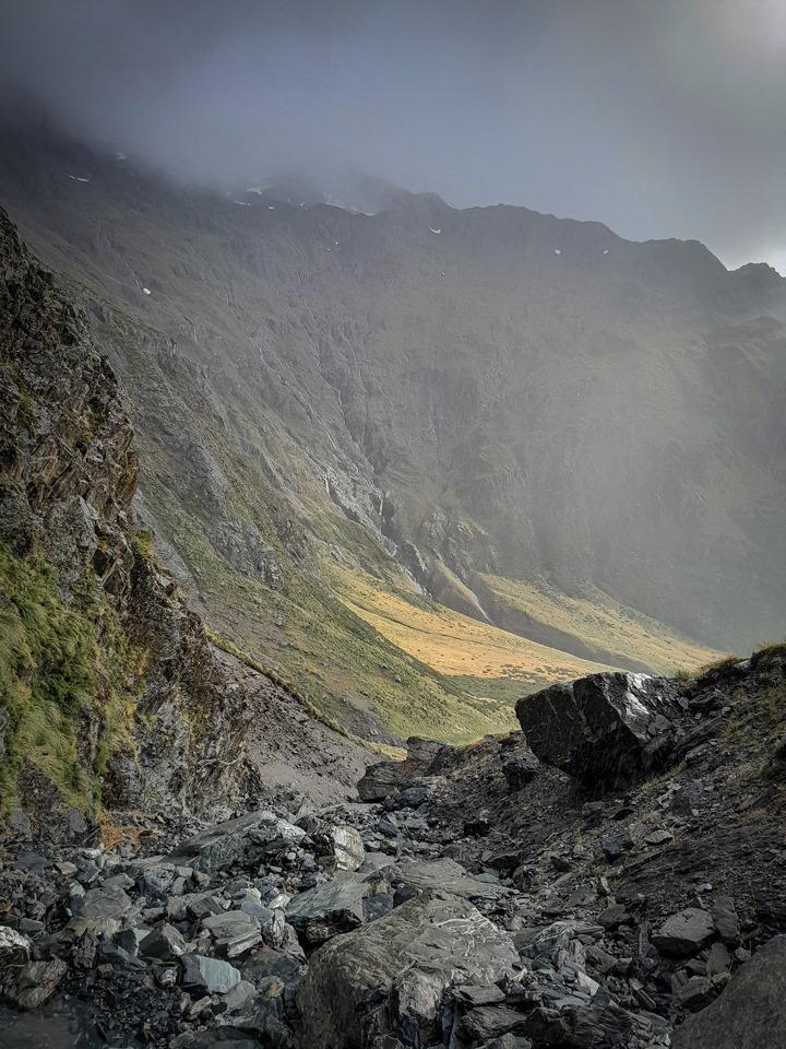 View back to North Temple valley