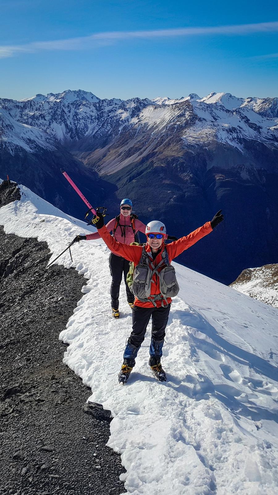 On the summit of Avalanche Peak Arthur's Pass National Park