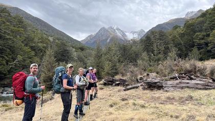 Walking up Travers Valley [Daniel]