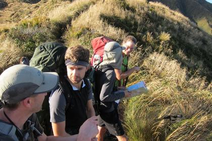 Navigation practice. Photo credit: Aimee