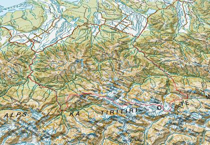 Gardens of Eden and Allah route map