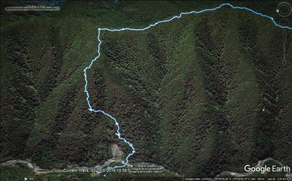 Route to Mitre Flats Hut