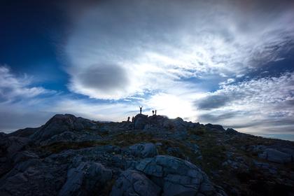 On the summit of Sunrise Peak