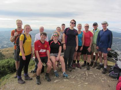 TA group on Colonial Knob