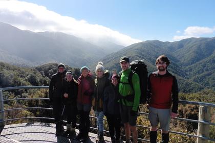 Rocky lookout at Totara Flats