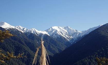 Snow capped Ruahines