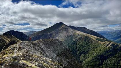 The tops of the ridgeline had amazing views