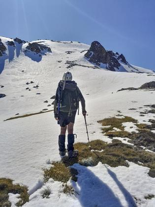 Starting the climb of Mt Princess