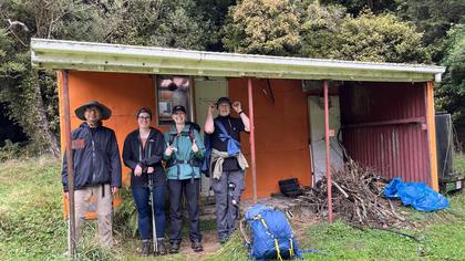 Group A at Happy Daze Hut