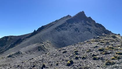 Scree descent from Te Atuaoparapara