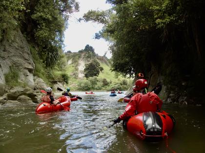 Escaping back into the main river. Credit: Aimee