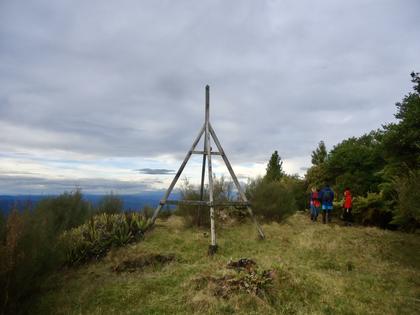 Trig at top of Mt Humphries