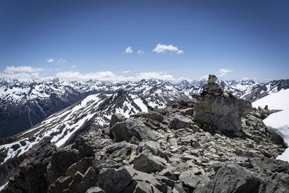 On the summit of Mt Princess